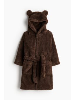 H&M - Unisex Brown Dressing Gown With Belt
