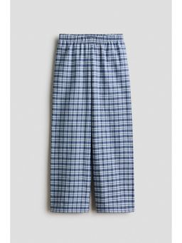H&M - Girls Blue Cotton Pyjama Bottoms