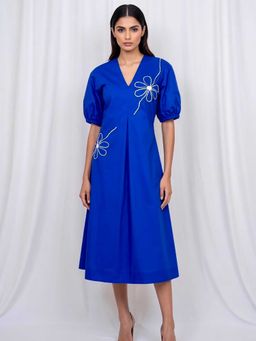 Amoh - Blue Ria Dress