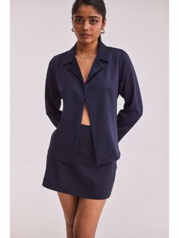 Urban Suburban - Blue Satin Shirt
