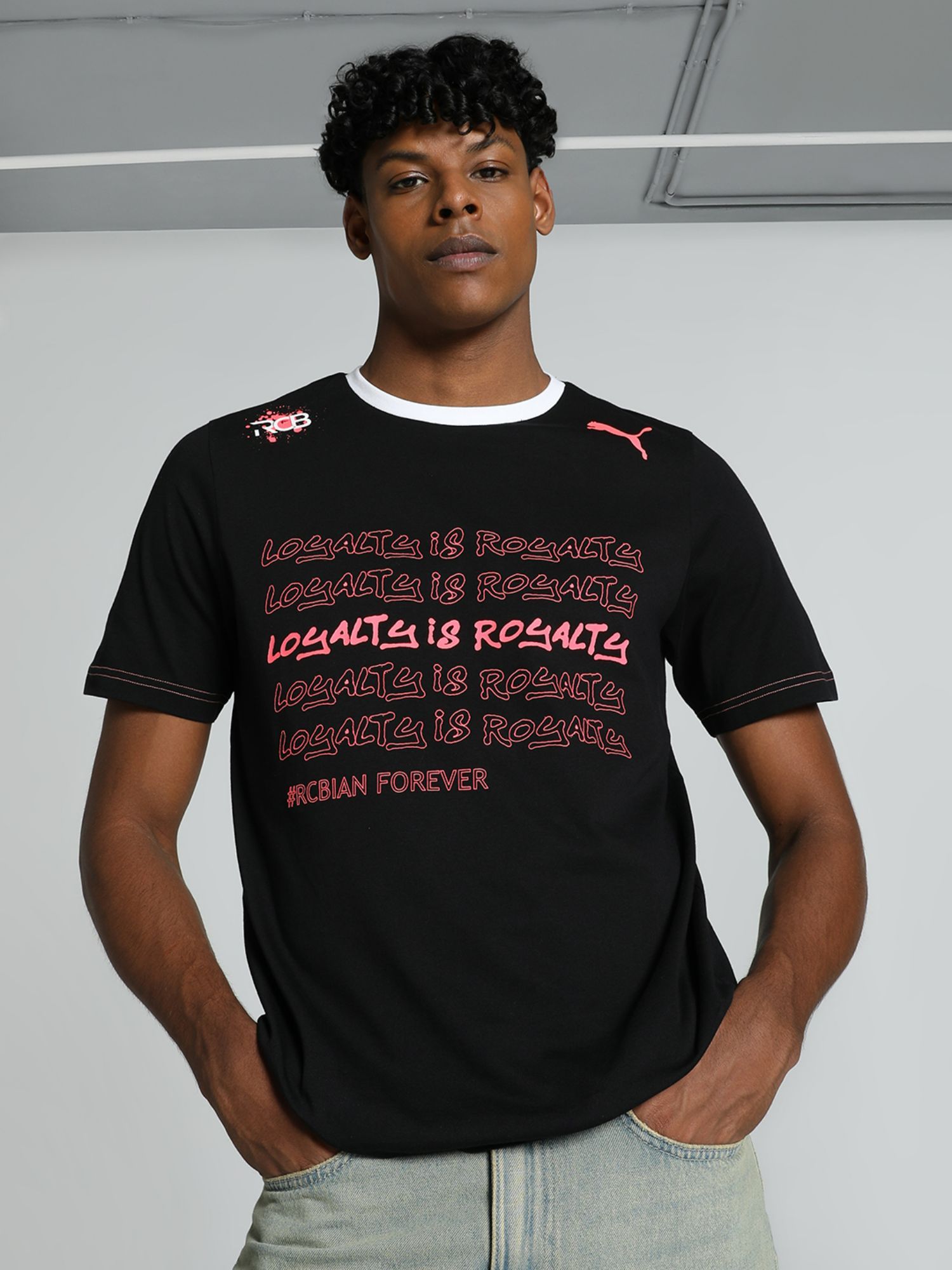 Buy PUMA x RCB Men's Athleisure Tee Online