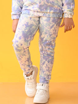 ANTHRILO - Tie Dye Multi-Color Melange Terry Joggers