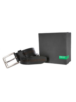 United Colors of Benetton - Aprile Men Non Reversible Belt - Black