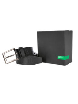United Colors of Benetton - Arcola Men Non Reversible Belt - Black