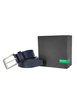United Colors of Benetton - Arcola Men Non Reversible Belt - Navy Blue