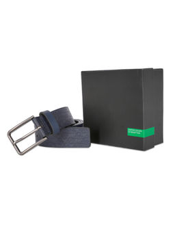 United Colors of Benetton - Cassander Men Non Reversible Belt - Navy Blue
