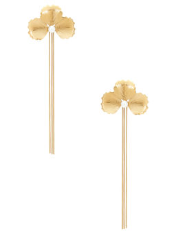 Amber Sceats - Canmore Womens Faux Pearl Drop Earrings Gold