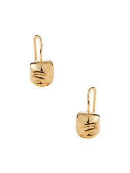 Jenny Bird - Rue Womens Lightweight Sculptural Drop Earrings Gold