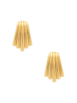 Luv AJ - Sundown Statement Womens Gold-Tone Post-Back Stud Earrings Gold