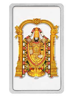 Kundan - 50 gm (999.9) Tirupati Balaji Silver Colour Bar