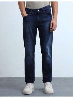 Flying Machine - Blue Men Freddie Slim Straight Fit Whiskered Jeans
