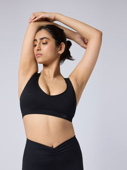 FEIER - Black Flexrib Perfect Convertible Sports Bra