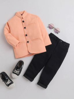 Hopscotch - Boys Solid Coat and Pant