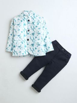 Hopscotch - Boys Tie and Dye Print Coat and Pant