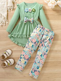 Hopscotch - Ruffled Top and Pant