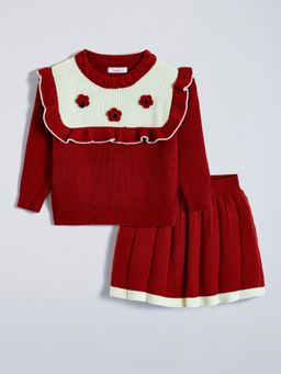 Hopscotch - Floral Sweater and Skirt