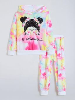 Hopscotch - Tie and Dye Hooded Hoodie and Joggers