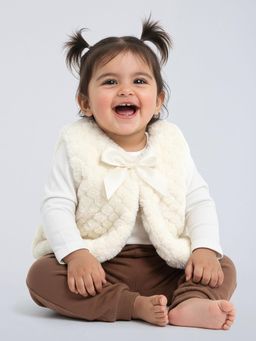 Hopscotch - Textured Bow Applique Jacket