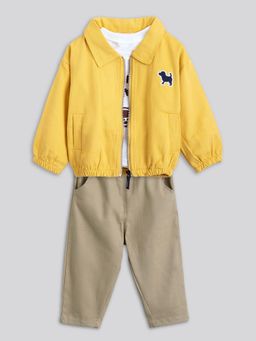 Hopscotch - Typographic T-Shirt, Jacket and Pants