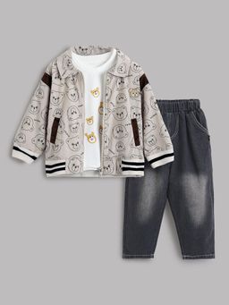 Hopscotch - Teddy T-Shirt, Jacket and Jeans