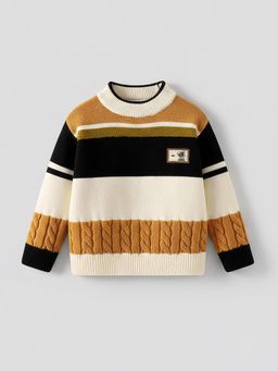 Hopscotch - Stripe Full-Sleeve Sweater
