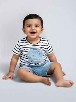 Hopscotch - Striped T-Shirt and Shorts