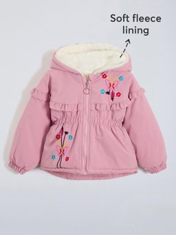 Hopscotch - Floral Embroidered Long Coat
