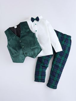 Hopscotch - Checks Cotton 4 Piece Formal Set