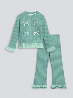 Hopscotch - Textured Top and Pants