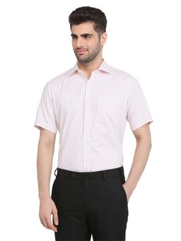 Park Avenue - Regular Fit Pink Pure Cotton Semi Cut Away Collar Shirt