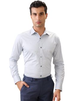 Park Avenue - Slim Fit White Pure Cotton Semi Cut Away Collar Shirt