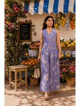 Mud spire - Women Lavender Wisteria Co-Ord