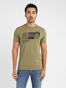 Levi's - Men Olive Crew Neck T-Shirt