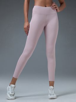 Technosport - Pink Women Polyester Solid Skinny Fit Sports Tights