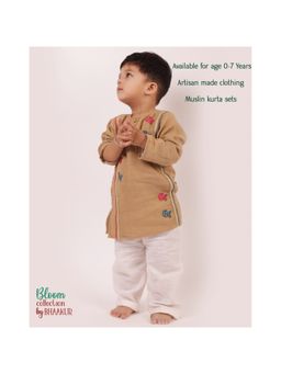 Bhaakur - Peacock Parade Kurta and Pyjama (Set of 2)