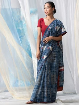 Fabindia - Cotton Silk Printed Sari