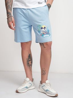 HIGHLANDER - Blue Mickey Mouse Casual Shorts