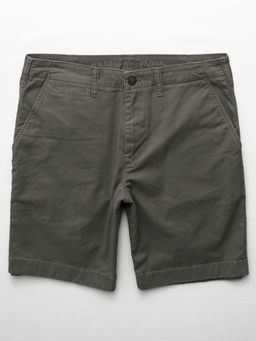 American Eagle - Men Grey 9 Flex Lived-In Khaki Short