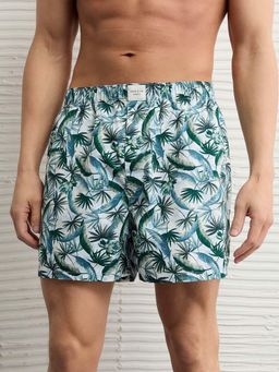 American Eagle - Men Green Mens Cactus Stretch Boxer Short