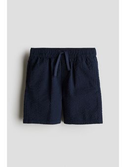 H&M - Boys Blue Cotton Seersucker Shorts