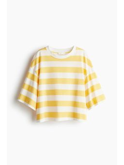 H&M - Women Grey Cropped T-Shirt