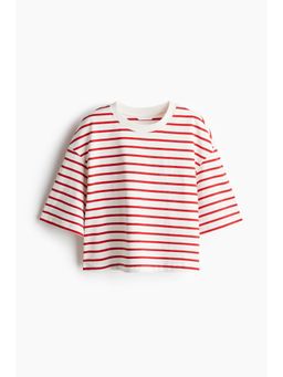 H&M - Women Red Cropped T-Shirt