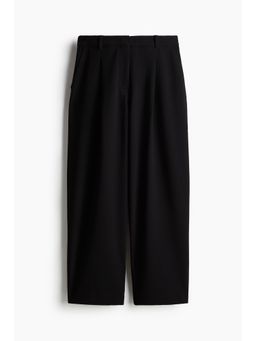H&M - Women Black Tapered Trousers