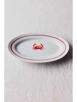 H&M - Orange Porcelain Serving Plate