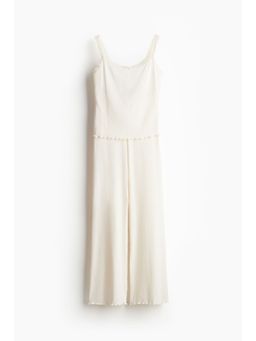 H&M - Women White Ribbed Pyjamas