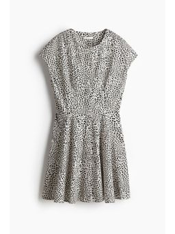 H&M - Women White Button-Front Cotton Dress