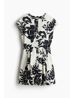 H&M - Women White Button-Front Cotton Dress