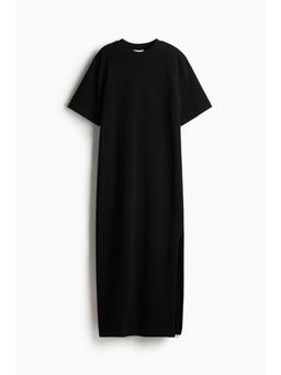 H&M - Women Black Long T-Shirt Dress