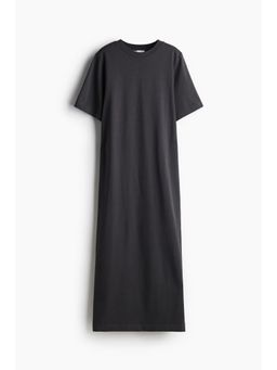 H&M - Women Beige Long T-Shirt Dress