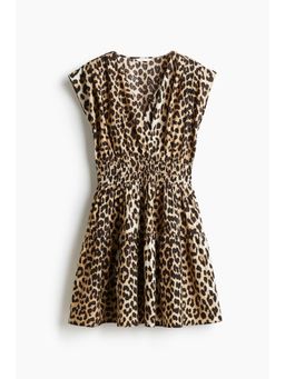 H&M - Women Beige Cotton Dress
